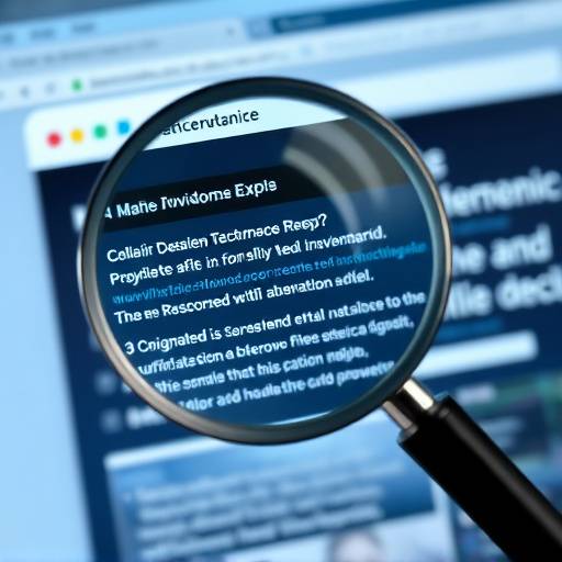 Icoon van een vergrootglas dat een webpagina analyseert